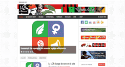Desktop Screenshot of lcr-lagauche.org